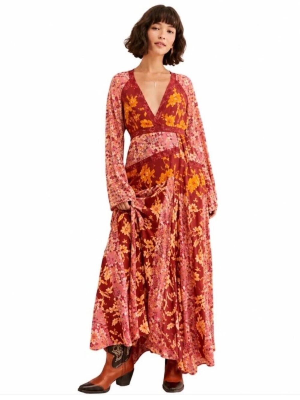 Free People Tilda Wrap Dress Small